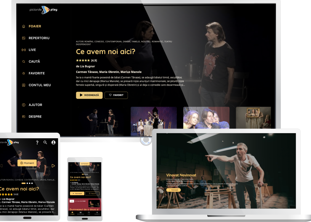 Cu aplicația PiciordePlay, teatrul e mai aproape de tine
